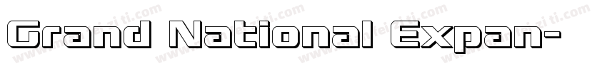 Grand National Expan字体转换